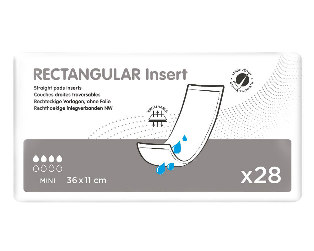 Ontex RECTANGULAR Insert Mini (ohne Folie)
