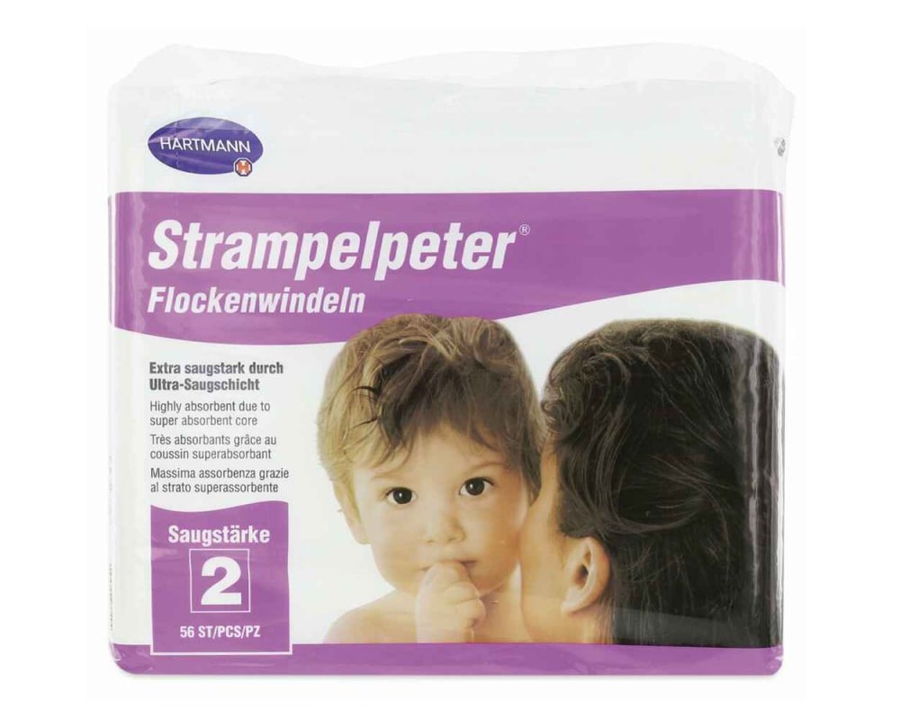 Strampelpeter Flockenwindeln Saugstärke 2
