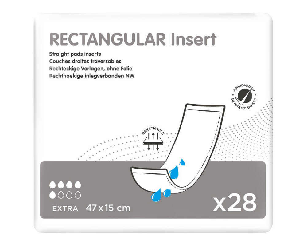 Ontex RECTANGULAR Insert Extra (ohne Folie)